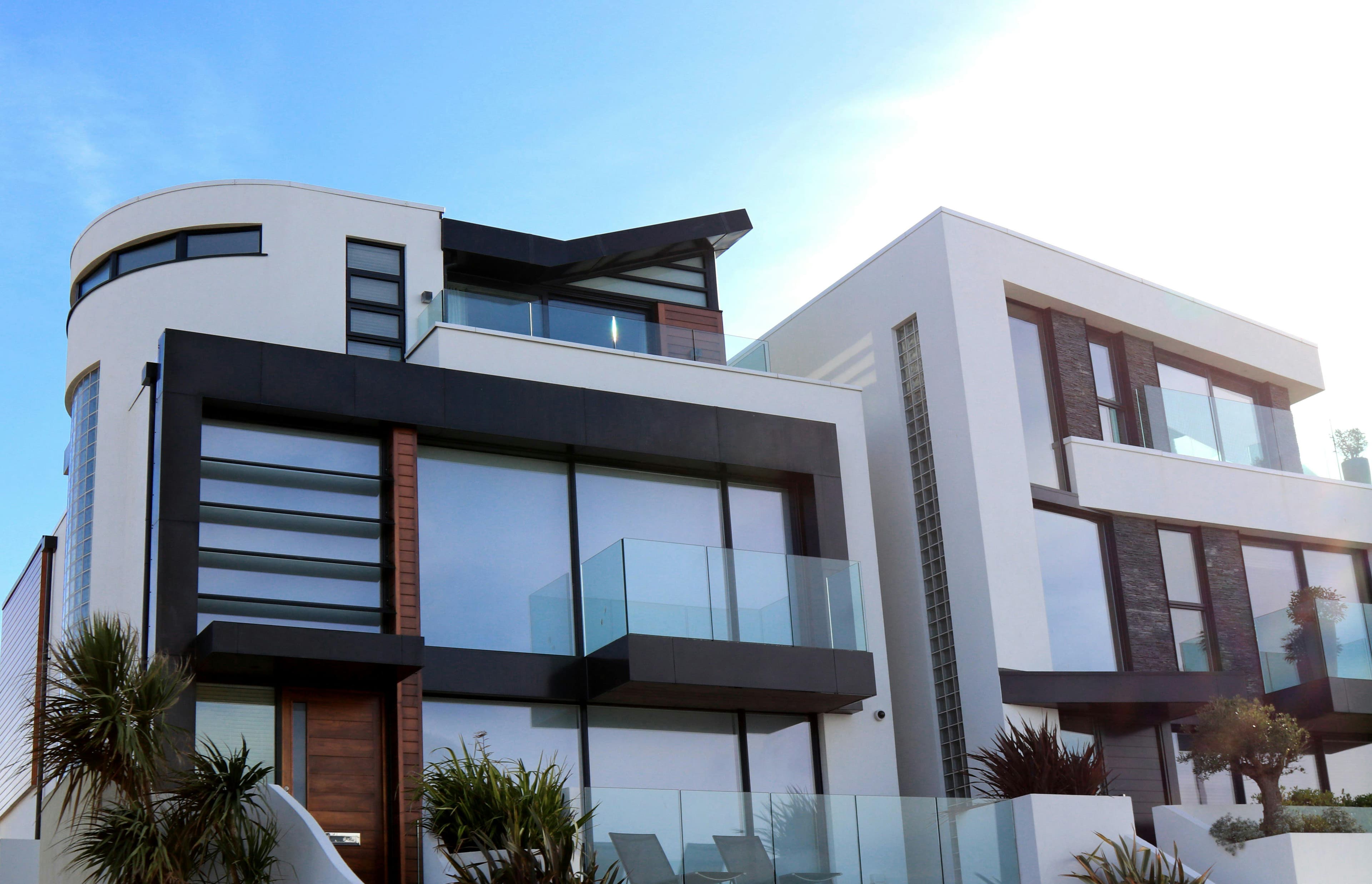 Modern real estate building